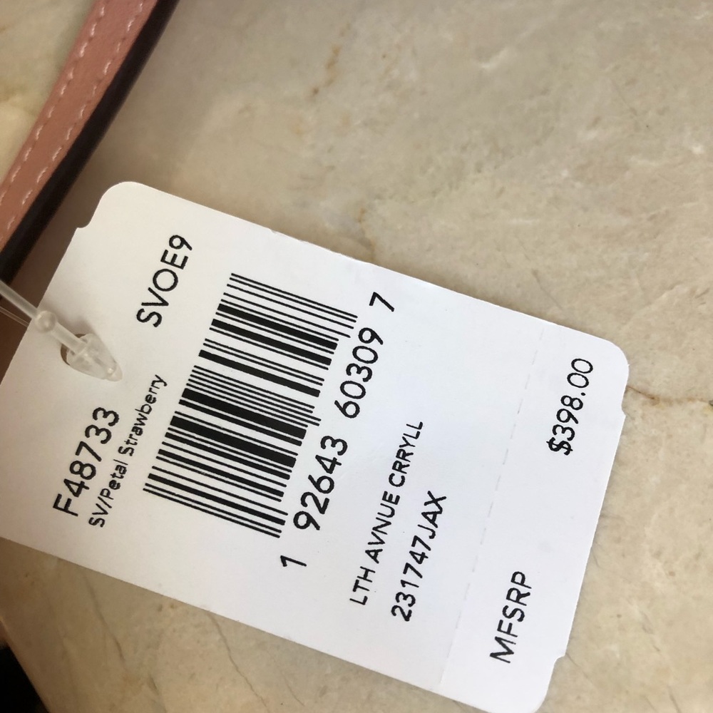 NWT Coach leather avenue carryall tote handbag - Picture 5 of 5